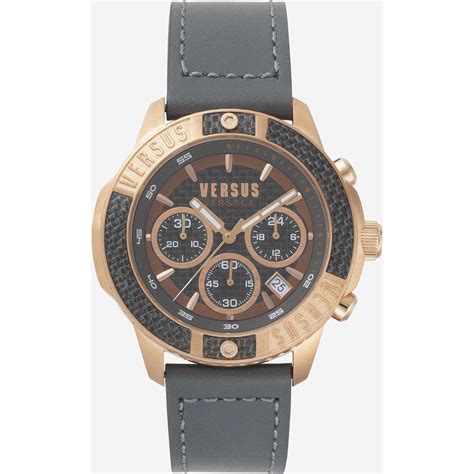 versus versace armbanduhren|versace leather watch.